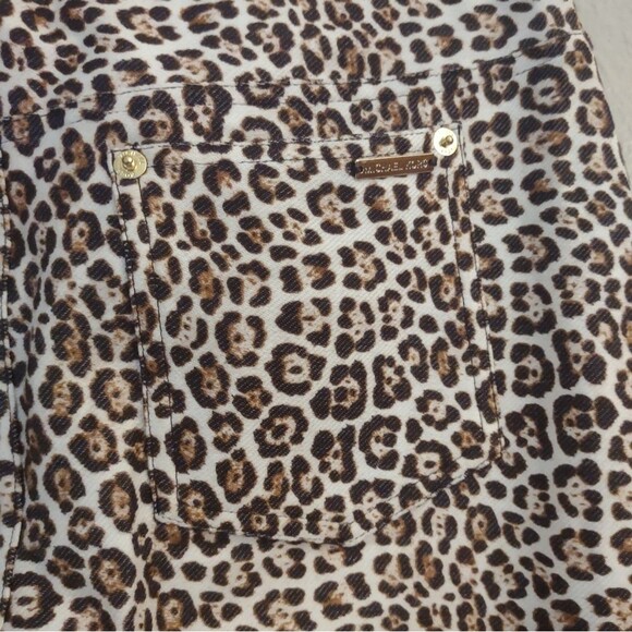 Michael Michael Kors Leopard Animal Print Jeggings Pants. - Picture 9 of 12